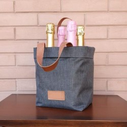 Bag Los borrachos sambaqui para 4 garrafas.