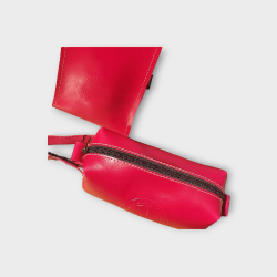 bag para vinho+ Necessário para acessórios vermelha