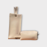bag para vinhos + Nécessaire para assessórios  off whyte  Bege