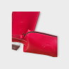 bag para vinho+ Necessário para acessórios vermelha
