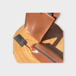 bag  de vinho+ Necessaire para assessório caramelo