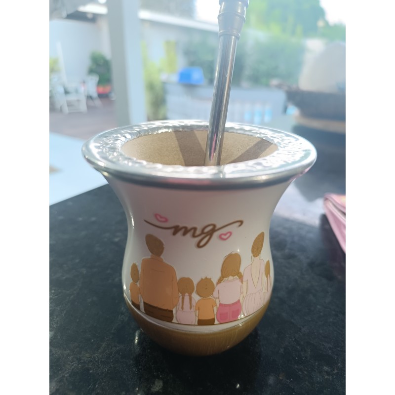 Cuia para Chimarrão personalizada a sua família